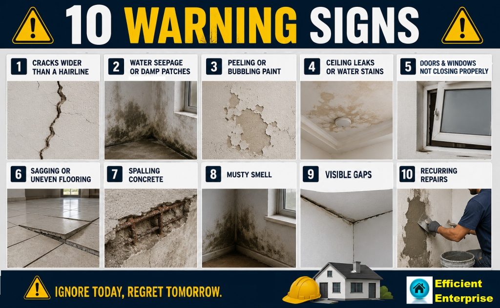10 warning signs your home needs civil repair work 
