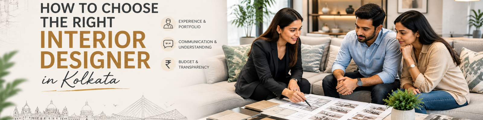 How to choose interior designer in kolkata